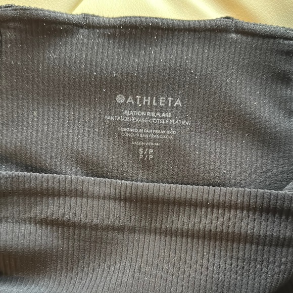NWOT Athleta Elation Ultra High Rise Flare Pant, sz S/P - Picture 6 of 6